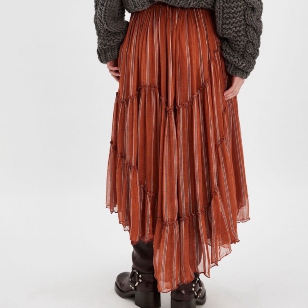 Free People One Ember Midi maxi Skirt in NWOT